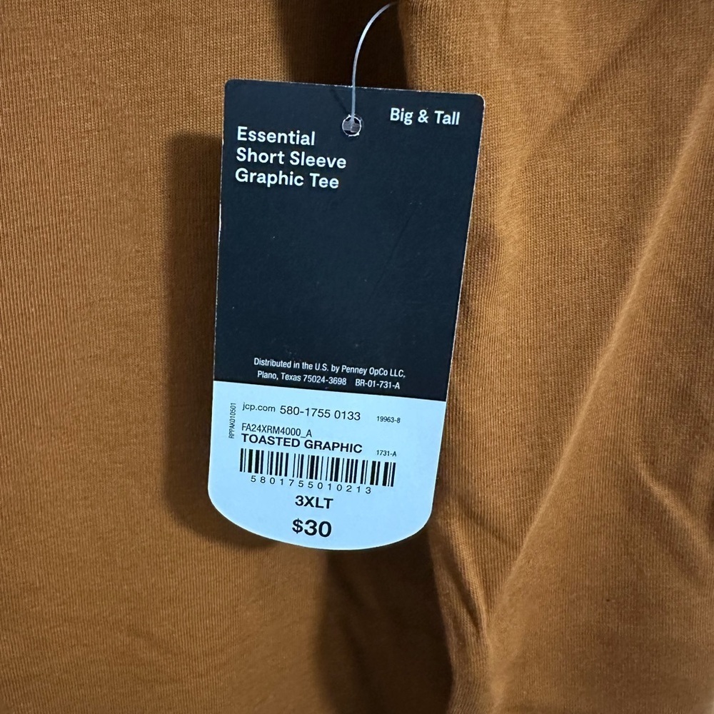 Xersion Men's Toasted Tee Graphic, Size 3XLT, NWT - Picture 3 of 8